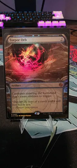 Torpor Orb (Showcase) Outlaws of Thunder Junction: the Big Score Foil - Image 1