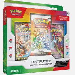 Pokemon TCG First Partner Illustration Collection Series 1 New Sealed Ships 3/20 - Image 1