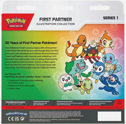 Pokemon TCG First Partner Illustration Collection Series 1 New Sealed Ships 3/20 - Image 2