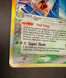 Beedrill Delta Holo EX Delta Species 1/113 ENG – Pokemon Card Rare - Image 3