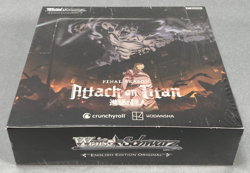 Attack On Titan: Final Season Sealed 1st Edition Booster Box; Weiss Schwarz TCG - Image 1