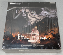 Attack On Titan: Final Season Sealed 1st Edition Booster Box; Weiss Schwarz TCG - Image 2