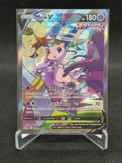 Pokemon TCG Fusion Strike Holo Mew v Alt Art Ultra Rare Card 251/264 - NM! - Image 1
