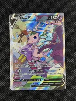 Pokemon TCG Fusion Strike Holo Mew v Alt Art Ultra Rare Card 251/264 - NM! - Image 2