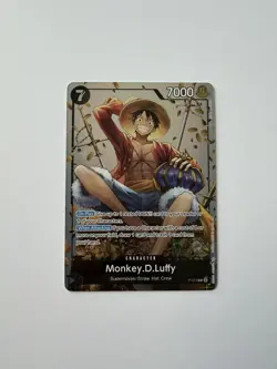 One Piece CCG Monkey D Luffy P-075 Mini Tin Promo Card - Near Mint - Image 1