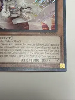 Yu-Gi-Oh! TCG Fallen of the White Dragon Effect Card 1st Ed Konami ATK 1800 DEF… - Image 3