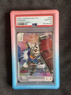 Gundam Card Game Gundam Legend Rare++ GD01-001 PSA 10 Gem Mint - Image 1