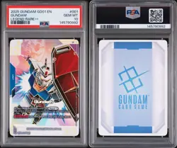 Gundam Card Game Gundam Legend Rare++ GD01-001 PSA 10 Gem Mint - Image 2