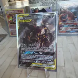 Pokemon TCG Umbreon & Darkrai GX SM241 Tag Team Promo Card Sun & Moon - Image 1