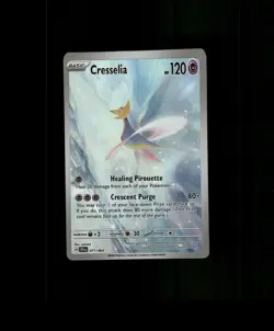 FAN-ART READ DESCRIPTION BELOW HOLO Cresselia Card Cresselia Pokemon Card p2 - Image 1