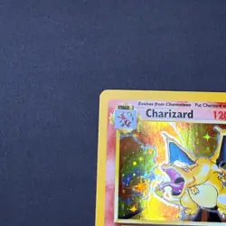 Pokemon Charizard Base Set Holo 4/102 & Rayquaza V Lot of 5 TCG Cards - Image 2