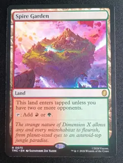 MTG TMNT - Spire Garden - Rare Land - Image 1