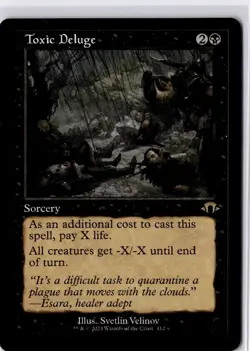 Toxic Deluge (Retro Frame) Modern Horizons 3 Regular NM R 412 - Image 1