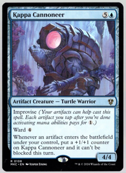 Kappa Cannoneer 0108 Non Foil Rare Murders at Karlov Manor MTG Near Mint - Image 1