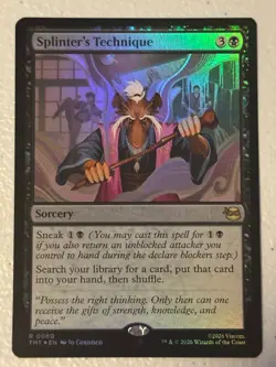 SPLINTER'S TECHNIQUE 80 R FOIL TMNT MAGIC: THE GATHERING - Image 1