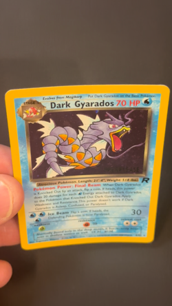 Dark Gyarados 8/82 Prerelease Team Rocket Unlimited Holo Pokemon Card TCG #1 LP - Image 2