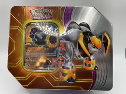 NEW SEALED Pokemon Paradox Destinies Iron Boulder ex Tin w Promo 5 Booster Packs - Image 1