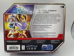 NEW SEALED Pokemon Paradox Destinies Iron Boulder ex Tin w Promo 5 Booster Packs - Image 2