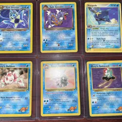 Pokemon TCG Six Card Lot Vintage Non-holo Rare Water Type - Image 1