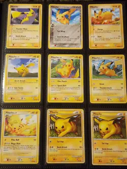 Pikachu Ultimate Pokemon Card Lot Vintage WOTC & Modern Binder Collection #0024 - Image 2