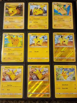 Pikachu Ultimate Pokemon Card Lot Vintage WOTC & Modern Binder Collection #0024 - Image 4