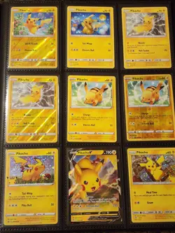 Pikachu Ultimate Pokemon Card Lot Vintage WOTC & Modern Binder Collection #0024 - Image 5