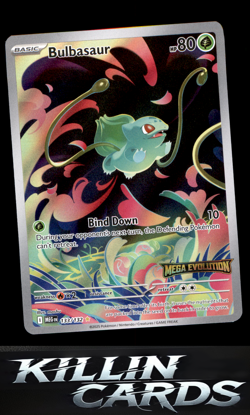 Bulbasaur - 133/132 (Mega Evolution Stamped) 133/132 Pokemon Illustration Rare M - Image 1