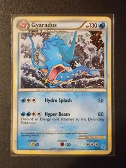 Gyarados #30 Holo 30/30 HGSS Trainer Kit Holo NM Pokemon Card - Image 1
