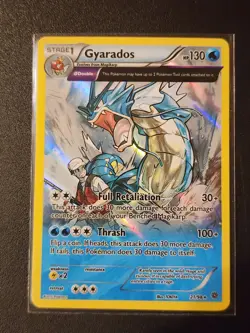 2015 Pokemon Gyarados 21/98 XY - Ancient Origins - Holo Rare LP-NM Card - Image 1