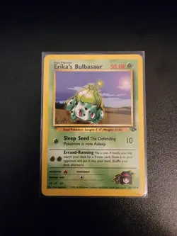Pokemon Erika's Bulbasaur 39/132 Gym Challenge Card - NM - Image 1