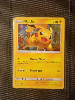 Pokemon Pikachu SM76 Promo COSMOS HOLO RARE Card SM76 NM - Image 1