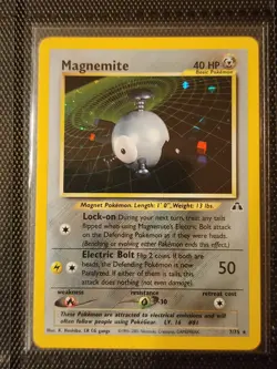 Magnemite 7/75 - Neo Discovery Unlimited Holo Rare Pokemon TCG NM - Image 1