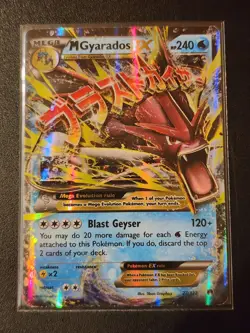 M Gyarados EX 27/122 - Breakpoint Pokemon Card - Rare Mega Pokemon Card - Image 1