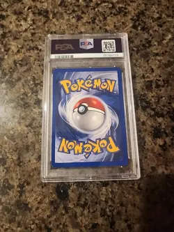 1999 Pokemon Base Set Shadowless Hitmonchan Holo- Graded PSA 7 - Image 2