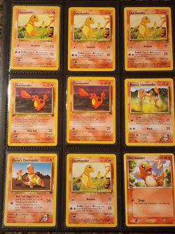 Charmander Pokemon Card Lot - Vintage WOTC & Modern Binder Collection #0004 - Image 1