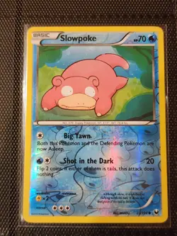 2012 Pokemon Slowpoke 23/108 Dark Explorers - Reverse Holo - NM Card - Image 1