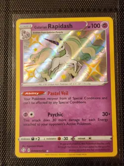 Galarian Rapidash SV048/SV122 Shining Fates: Shiny Vault Holo NM Pokemon Card - Image 1