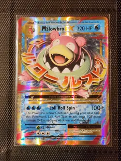 Pokemon M Slowbro EX Ultra Rare Holo Mega Evolutions 27/108 Card NM - Image 1