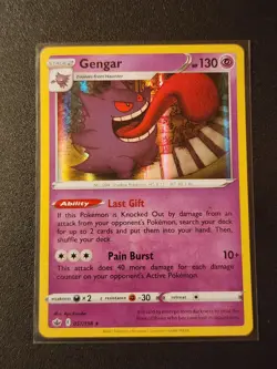Pokemon TCG - Chilling Reign : Gengar (Holo) #57/198 LP/NM Card - Image 1