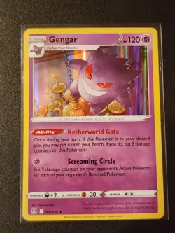 Gengar #66/196 Lost Origin 2022 Stage 2/Rare Holo NM Pokemon TCG - Image 1