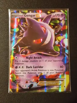 Gengar EX 34/119 XY - Phantom Forces Ultra Rare Pokemon Card - Image 1
