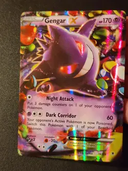 Gengar EX 34/119 XY - Phantom Forces Ultra Rare Pokemon Card - Image 3