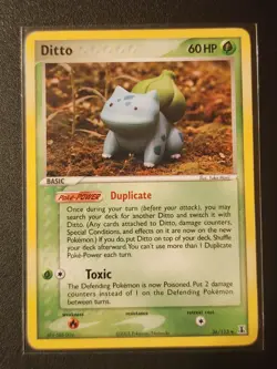Ditto (Bulbasaur) 36/113 Delta Species Regular Pokemon Card - Image 1