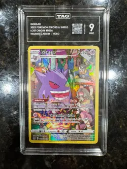 Gengar TG06/TG30 Pokemon Lost Origin Trainer Gallery Full Art Ultra Rare - TAG 9 - Image 3