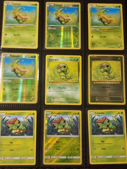 Caterpie Pokemon Card Lot - Vintage WOTC & Modern Binder Collection #0010 - Image 2