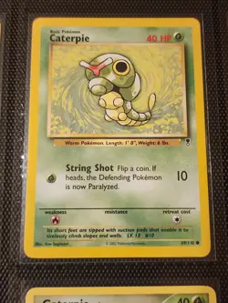 Caterpie Pokemon Card Lot - Vintage WOTC & Modern Binder Collection #0010 - Image 5