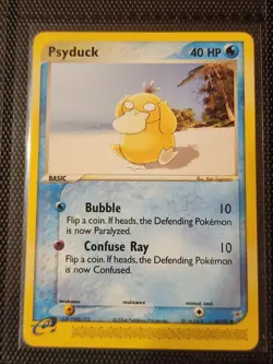 Psyduck Common Team Magma vs Team Aqua 44/95 NM Pokemon Card - Image 1
