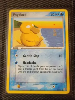 Pokemon TCG 2004 Team Rocket Returns Psyduck 70/109 Non Holo Near Mint NM Card - Image 1
