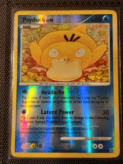 Psyduck | 87/127 | Platinum | Komiya 2009 Pokemon Card | Reverse Holo | MP - Image 1