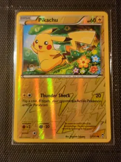 Pikachu 27/111 Reverse Holo XY - Furious Fists Pokemon Card NM - Image 1